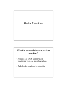 Redox Reactions: Oxidation-Reduction Chemistry Explained