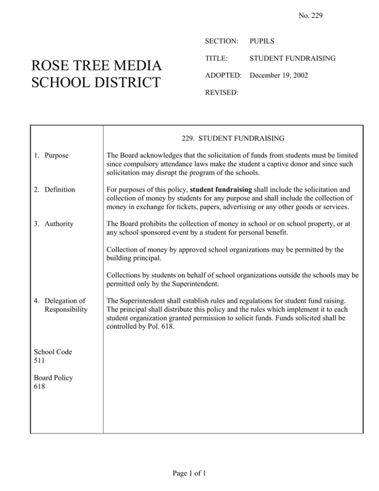 ROSE TREE MEDIA SCHOOL DISTRICT