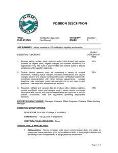 POSITION DESCRIPTION