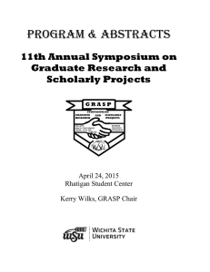 11th Annual Symposium on Graduate Research and Scholarly Projects