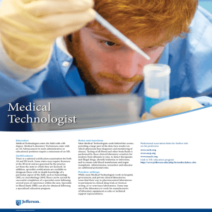 Medical Technologist