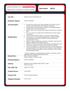 4/6/16  Job Title Employer/ Agency