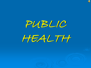 PUBLIC HEALTH