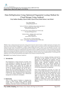 www.ijecs.in International Journal Of Engineering And Computer Science ISSN:2319-7242