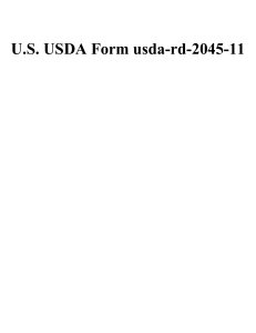 U.S. USDA Form usda-rd-2045-11