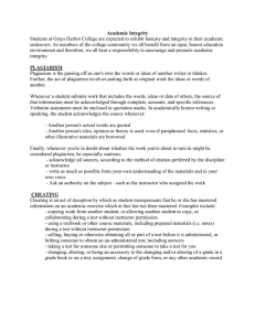 Academic Integrity