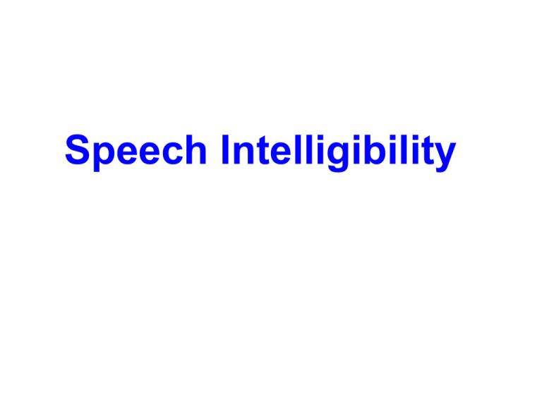 speech-intelligibility