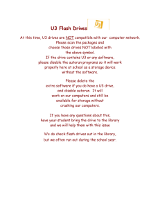 U3 Flash Drives