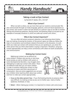 Eye Contact: Tips for Kids & Understanding Its Importance