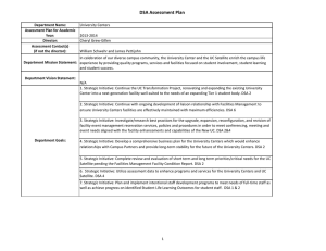 DSA Assessment Plan