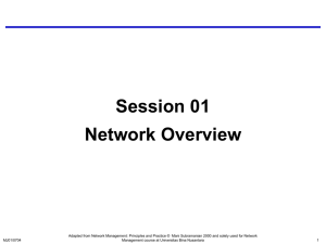 Session 01 Network Overview