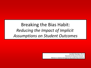 Breaking the Bias Habit: Reducing the Impact of Implicit
