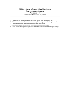 M0084 – Sistem Informasi dalam Manajemen Essay – Group Assignment