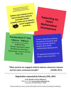 RegistraƟon requested by February 27th, 2015 and the entire community benefits”