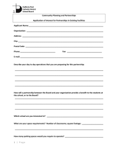 Community Planning and Partnerships Applicant Name: ______________________________________________________________________