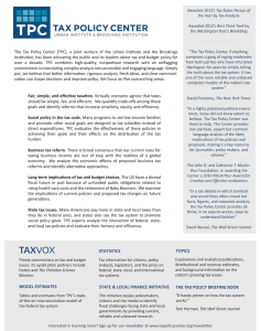 2012’s Tax Notes Person of 2012’s Best Think Tank Washington Post’s Wonkblog