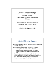 Global Climate Change 