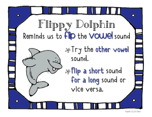 Flippy Dolphin  FLIP vowel