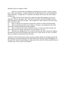 McKinley's Philippines Annexation Speech (1898)