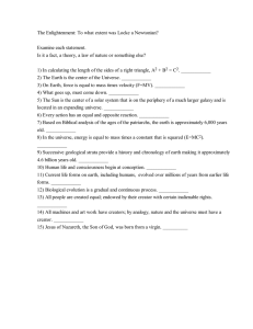 The Enlightenment: To what extent was Locke a Newtonian?