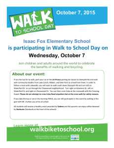 October 7, 2015 Wednesday, October 7 Isaac Fox Elementary School