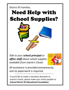 Need Help with School Supplies?