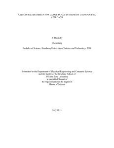 KALMAN FILTER DESIGN FOR LARGE-SCALE SYSTEMS BY USING UNIFIED APPROACH