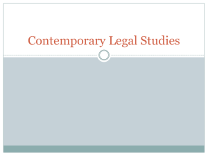 Contemporary Legal Studies