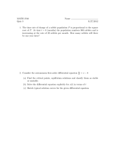 MATH 3740 Name Quiz 3 9/27/2012