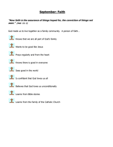 September: Faith