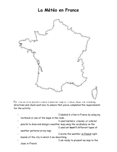 La Météo en France