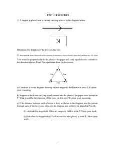 Magnetism & Electromagnetism Exercises