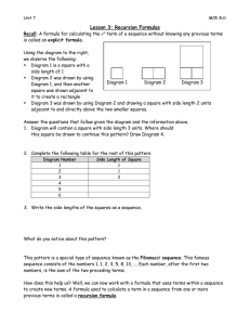 Lesson 3: Recursion Formulas