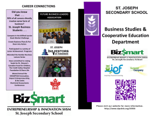 Business Studies &amp; Department Cooperative Education