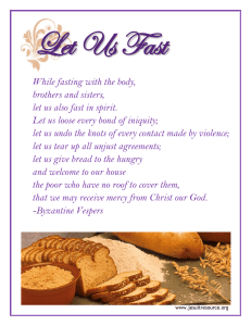 Let Us Fast