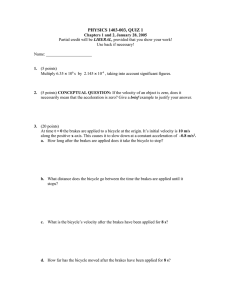 PHYSICS 1403-003, QUIZ 1