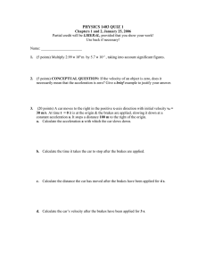 PHYSICS 1403 QUIZ 1