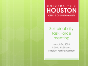 Sustainability Task Force meeting March 24, 2015