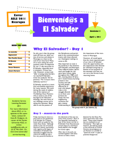 Why El Salvador? - Day 1