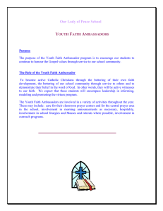 Y F A Our Lady of Peace School