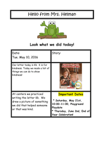Hello from Mrs. Helman  Look what we did today! Date: