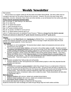 Weekly Newsletter