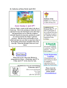 Easter Sunday is April 20 ! Stations of the