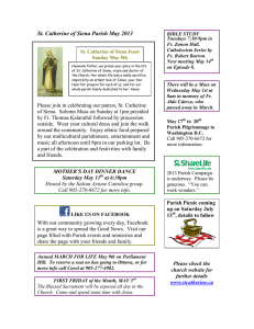 St. Catherine of Siena Parish May 2013