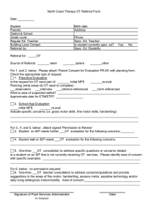 OT Referral Form - North Coast Therapy