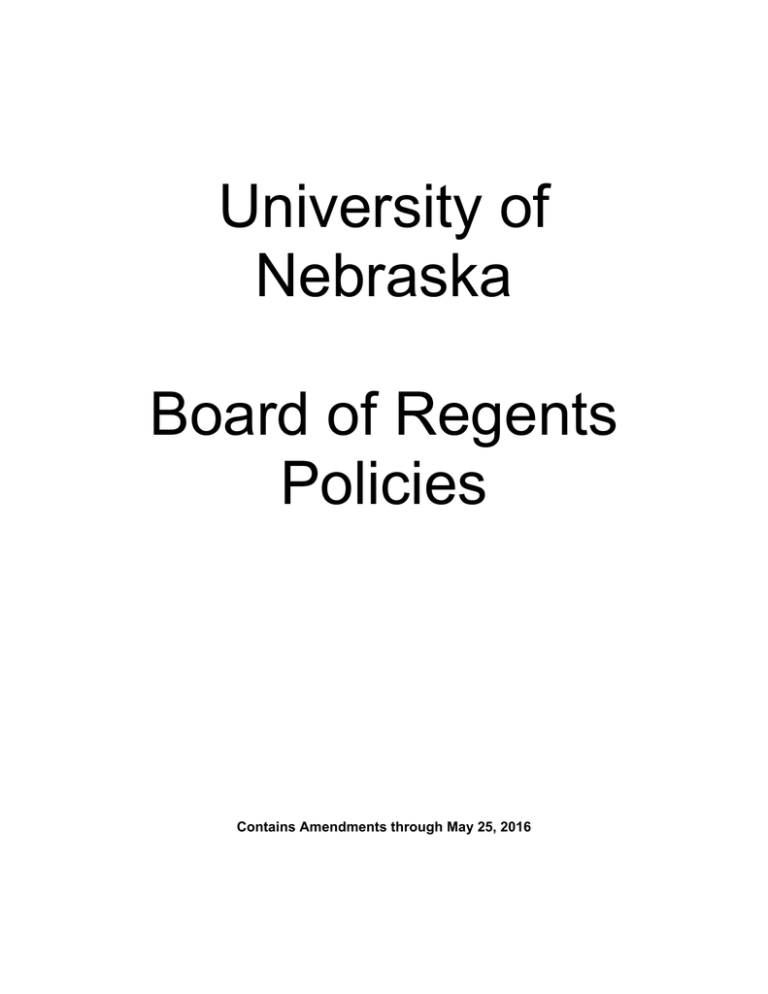 University of Nebraska Board of Regents