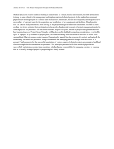 Abstract ID: 17523    Title: Project Management Principles...