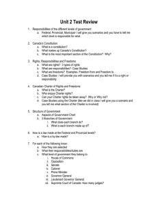 Canadian Government Test Review