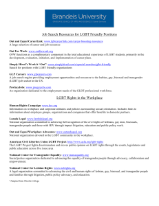 Job Search Resources for LGBT Friendly Positions