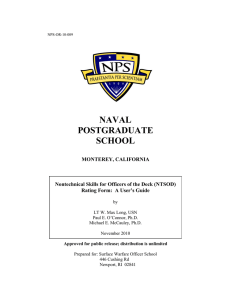 NAVAL POSTGRADUATE SCHOOL